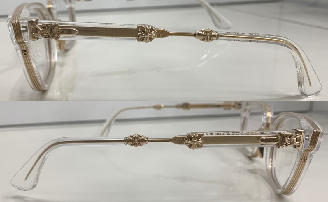 크롬하츠 덕버터 크리스탈 골드 [CRYS/GP] 안경 클리어 상품이미지7