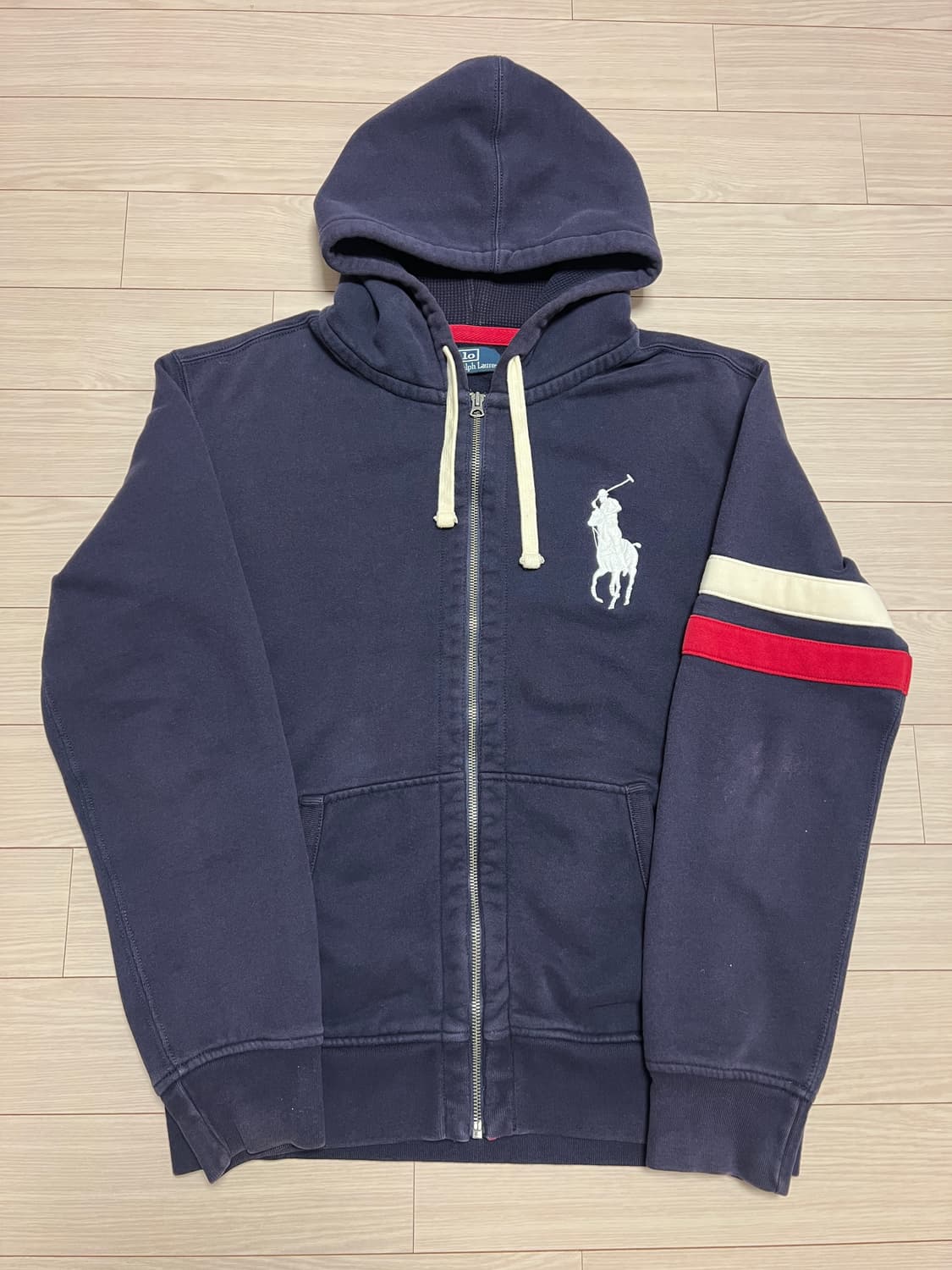 폴로 랄프로렌 네이비 후드집업 XL / 빅포니 로고 상품이미지1