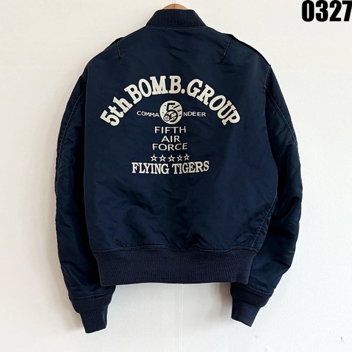 미군 항공 점퍼 MA-1 타입 플라이트 자켓 L 0327  상품이미지8