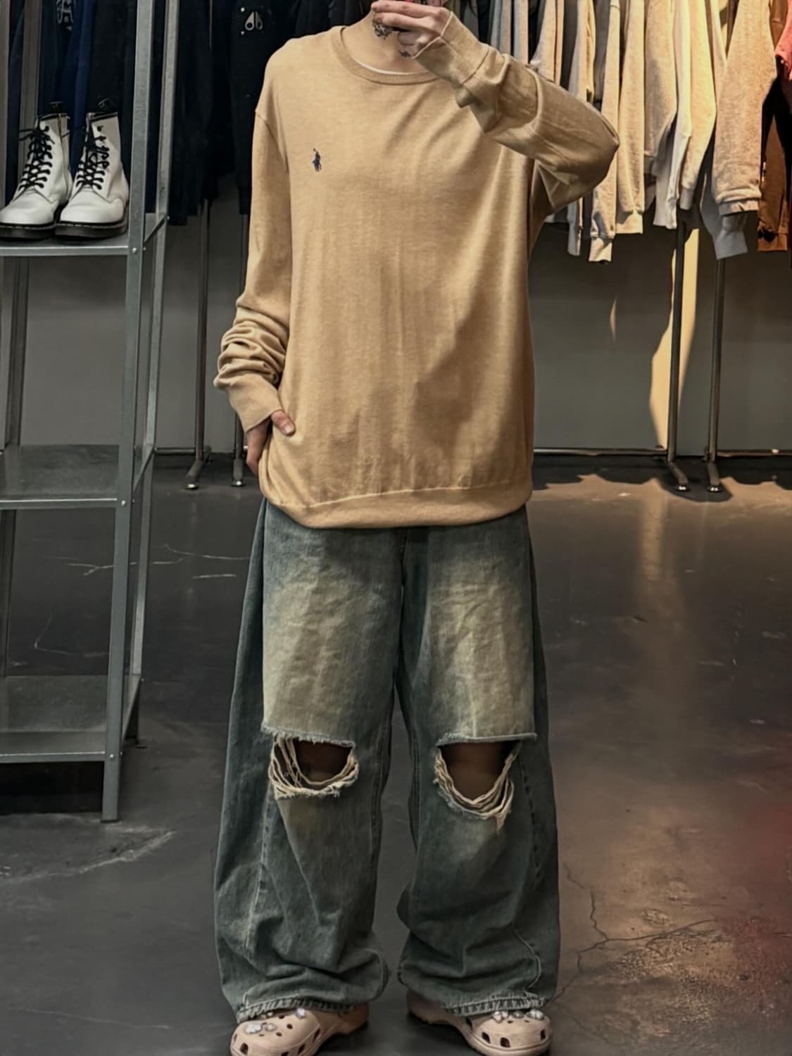 폴로랄프로렌 신형라벨 베이직 슬림핏 니트 A3571 상품이미지1