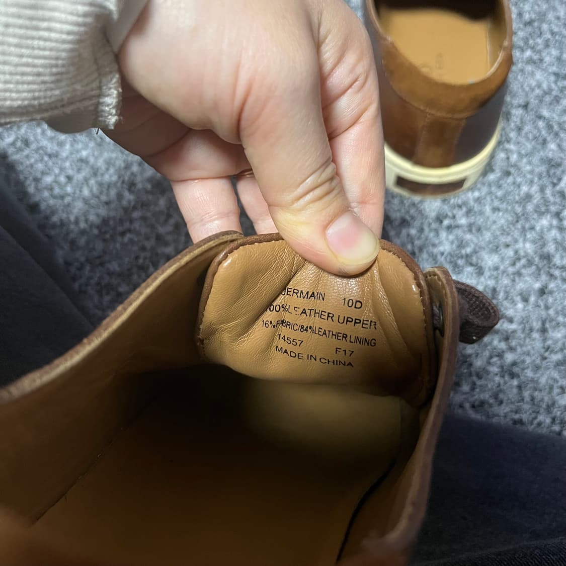 폴로 랄프로렌 가죽 스니커즈 10D 상품이미지6