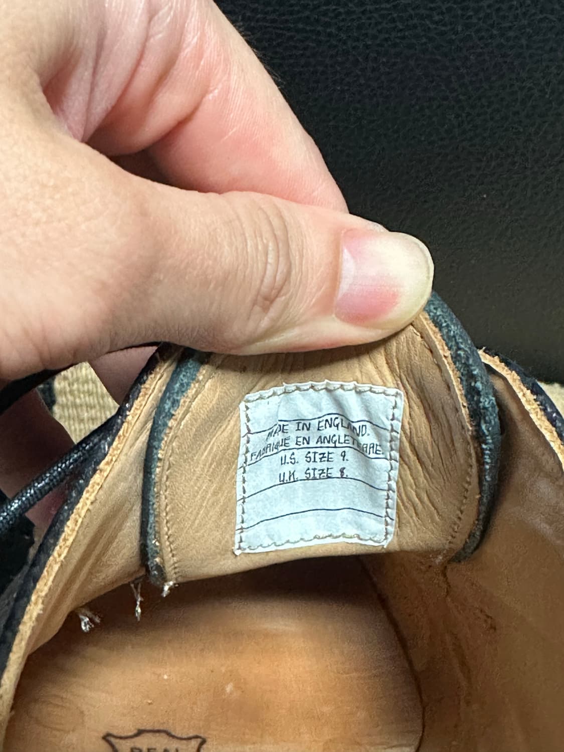 톰브라운 윙팁 홍창 270사이즈 상품이미지4