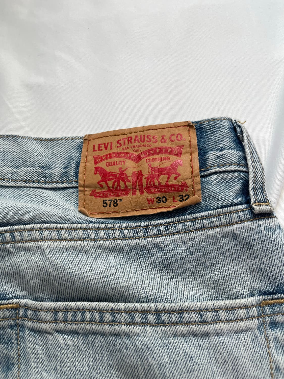 Levis 리바이스 578 연청 상품이미지7