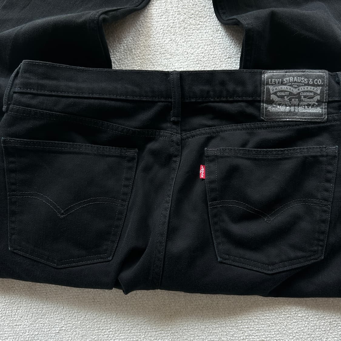 리바이스 흑청 데님팬츠 37 상품이미지2