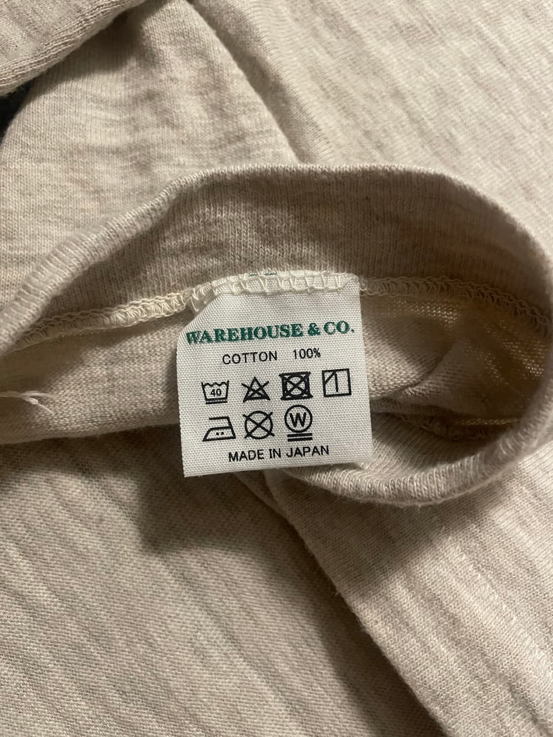 웨어하우스 lot.5059 롱슬리브 오트밀 [XL] 상품이미지5