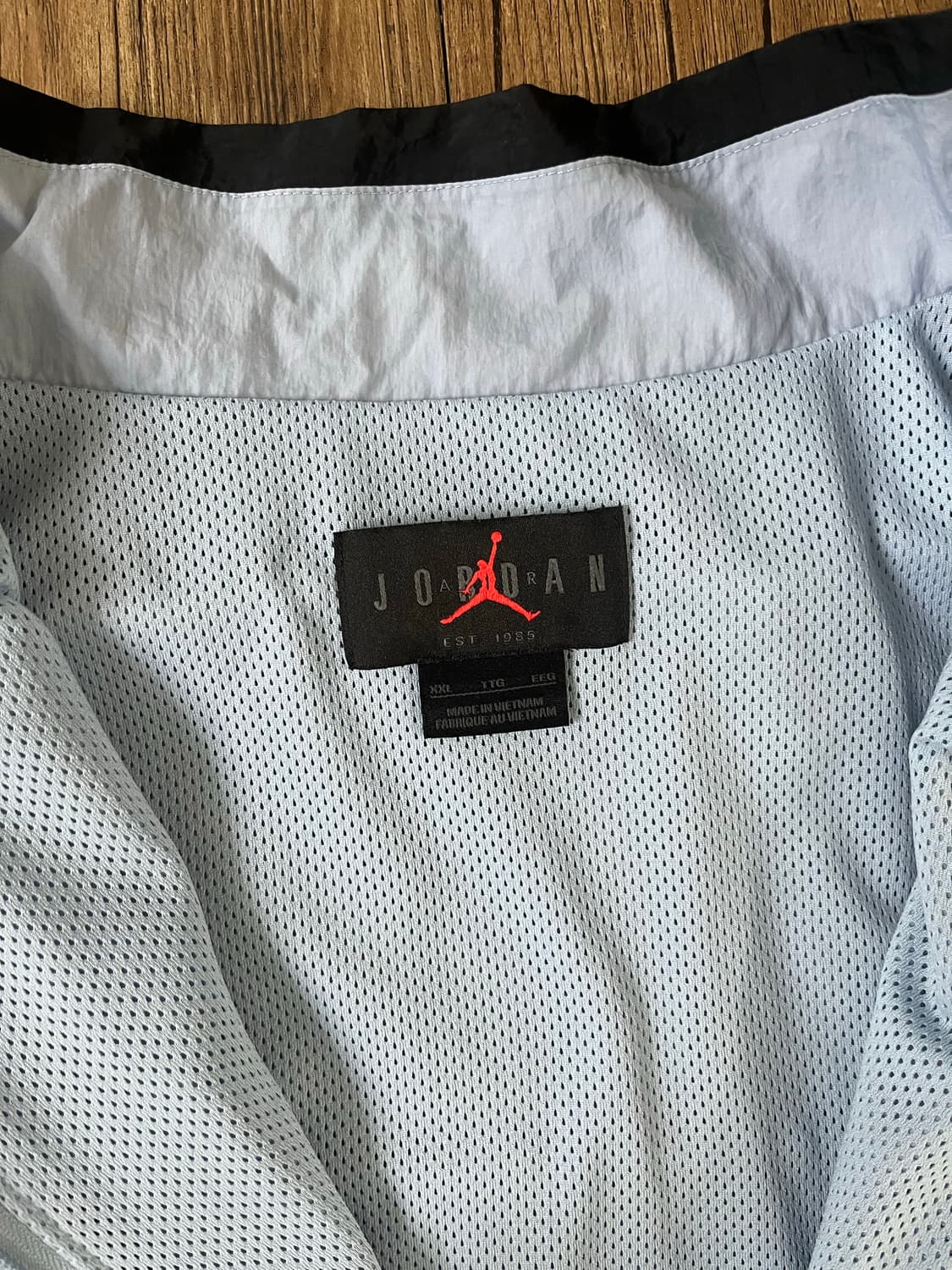 나이키 조던 우븐 나일론 바람막이 자켓 라이트 블루 (2XL) 상품이미지4