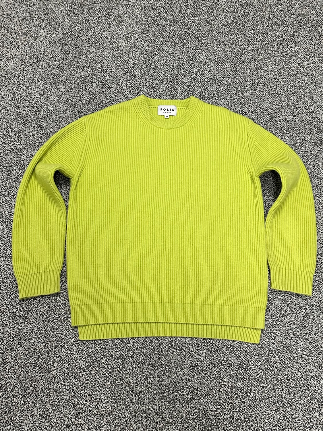 솔리드옴므 신형 케이블 니트 스웨터 상품이미지1