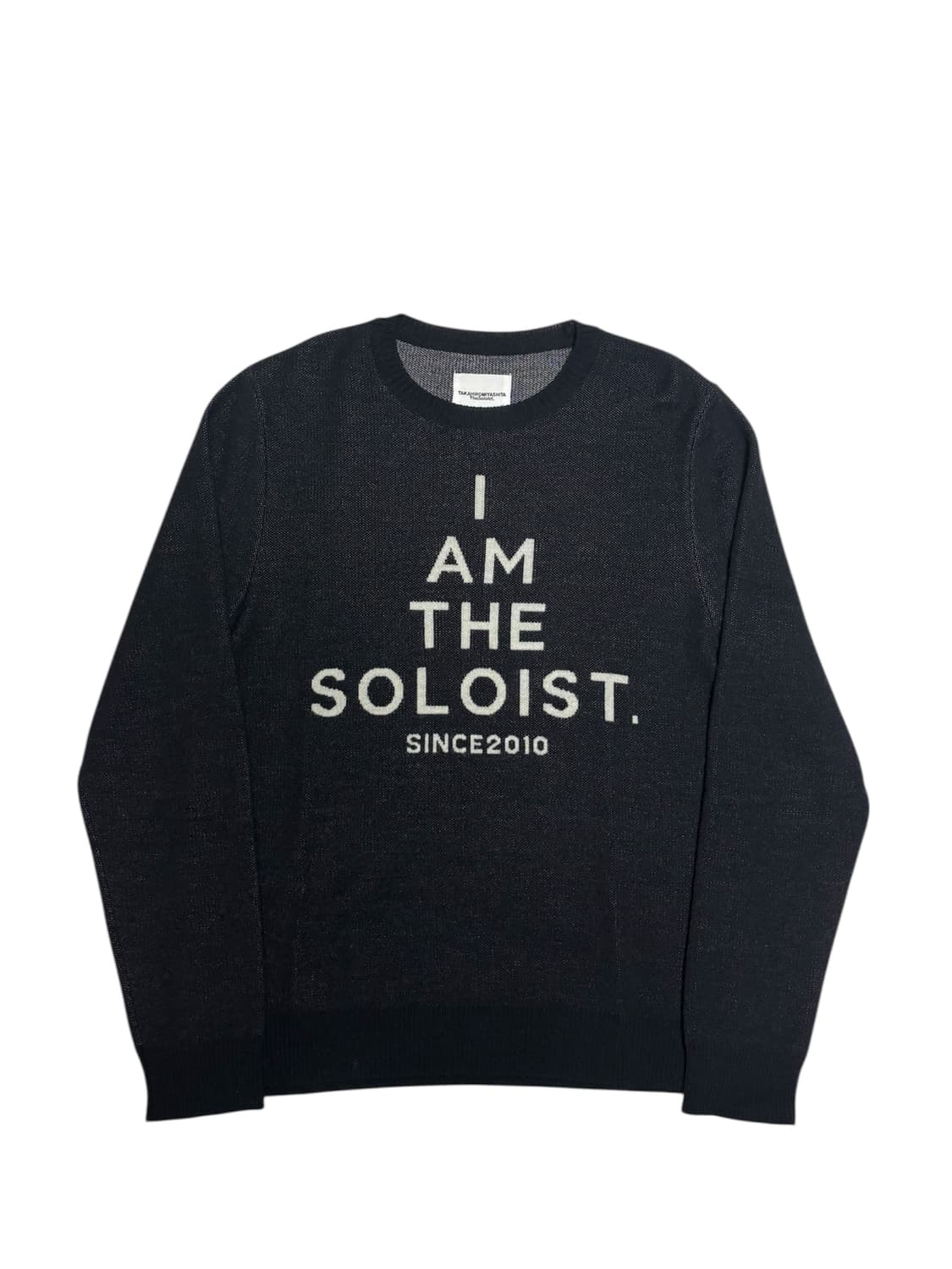 타카히로미야시타 더 솔로이스트 19aw 로고 니트 46사이즈 상품이미지1