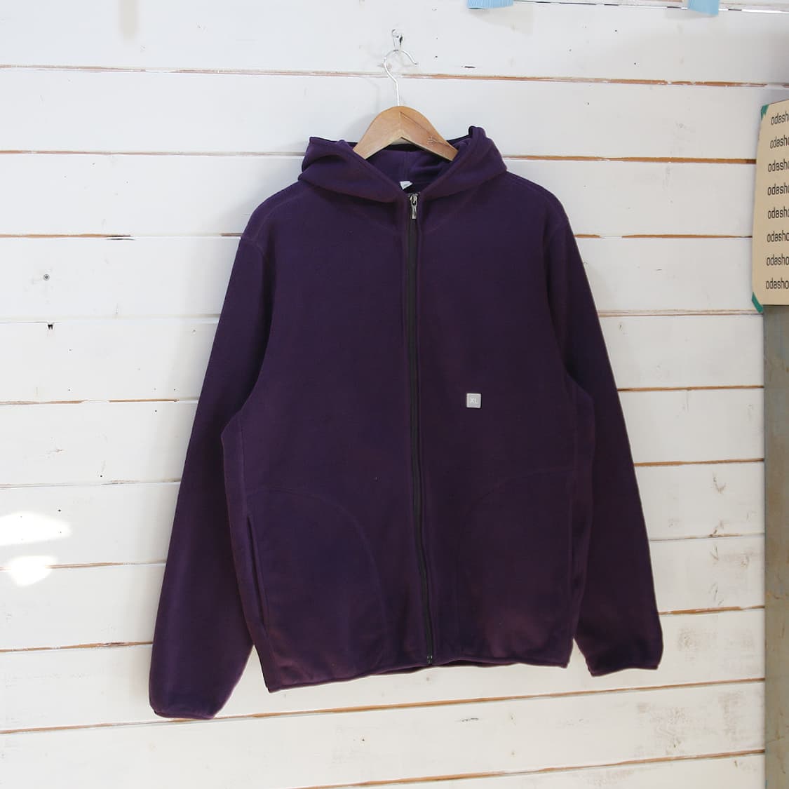 (착용컷) 유니클로 플리스 후드 집업 (남성용 103) 상품이미지1