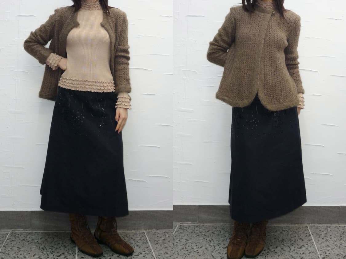 Two button mohair cardign 상품이미지1