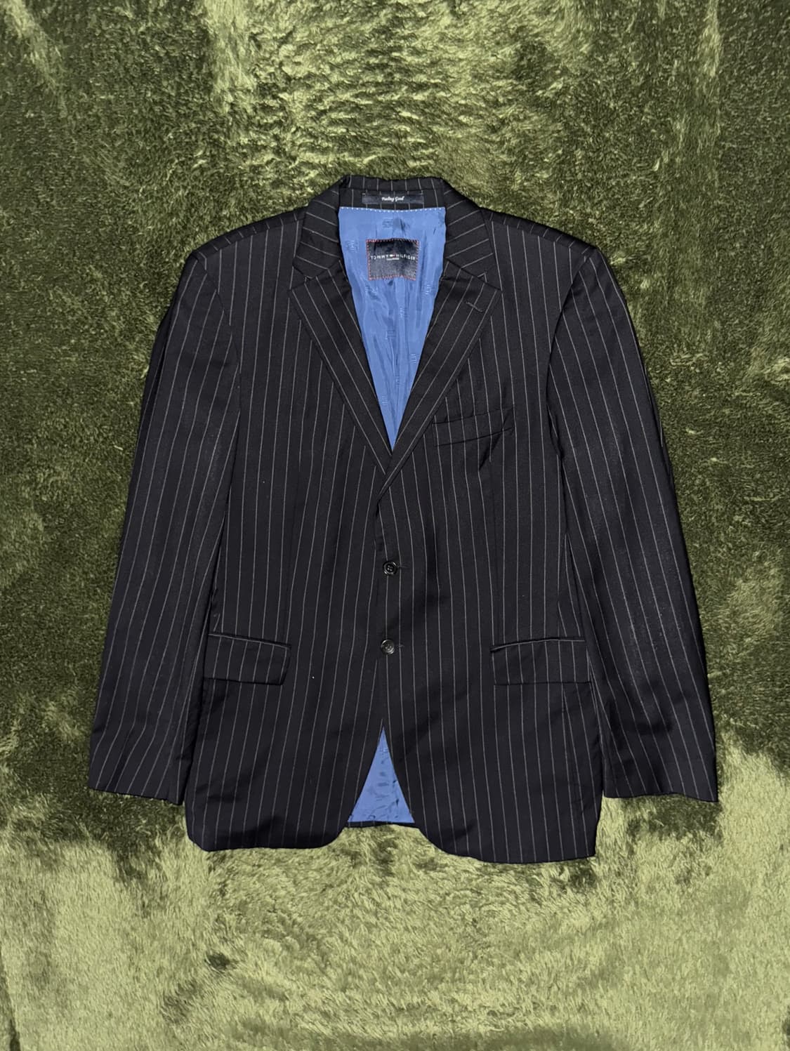 [52] 타미힐피거 USA 테일러드 비스코스 스트라이프 블레이저 상품이미지1