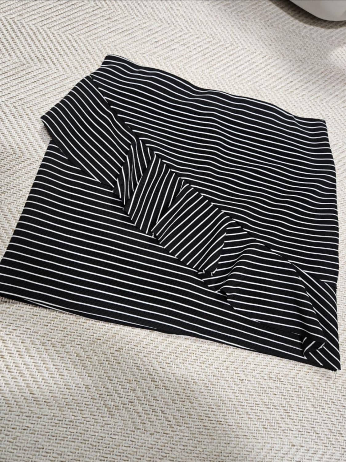 자라 스트라이프 밴딩스커트 상품이미지1