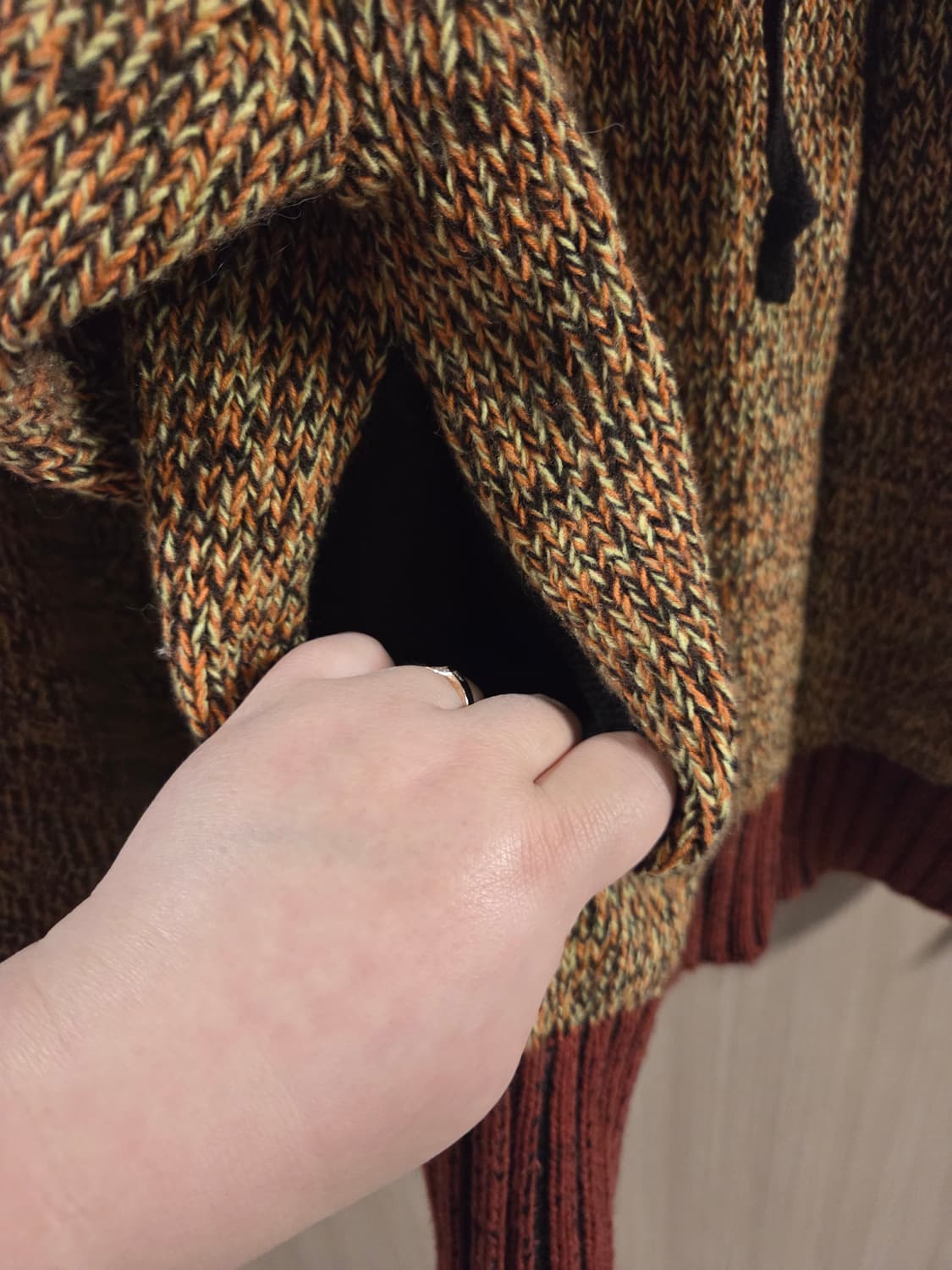 마르니×유니클로 콜라보 니트 후드 집업 L 상품이미지7