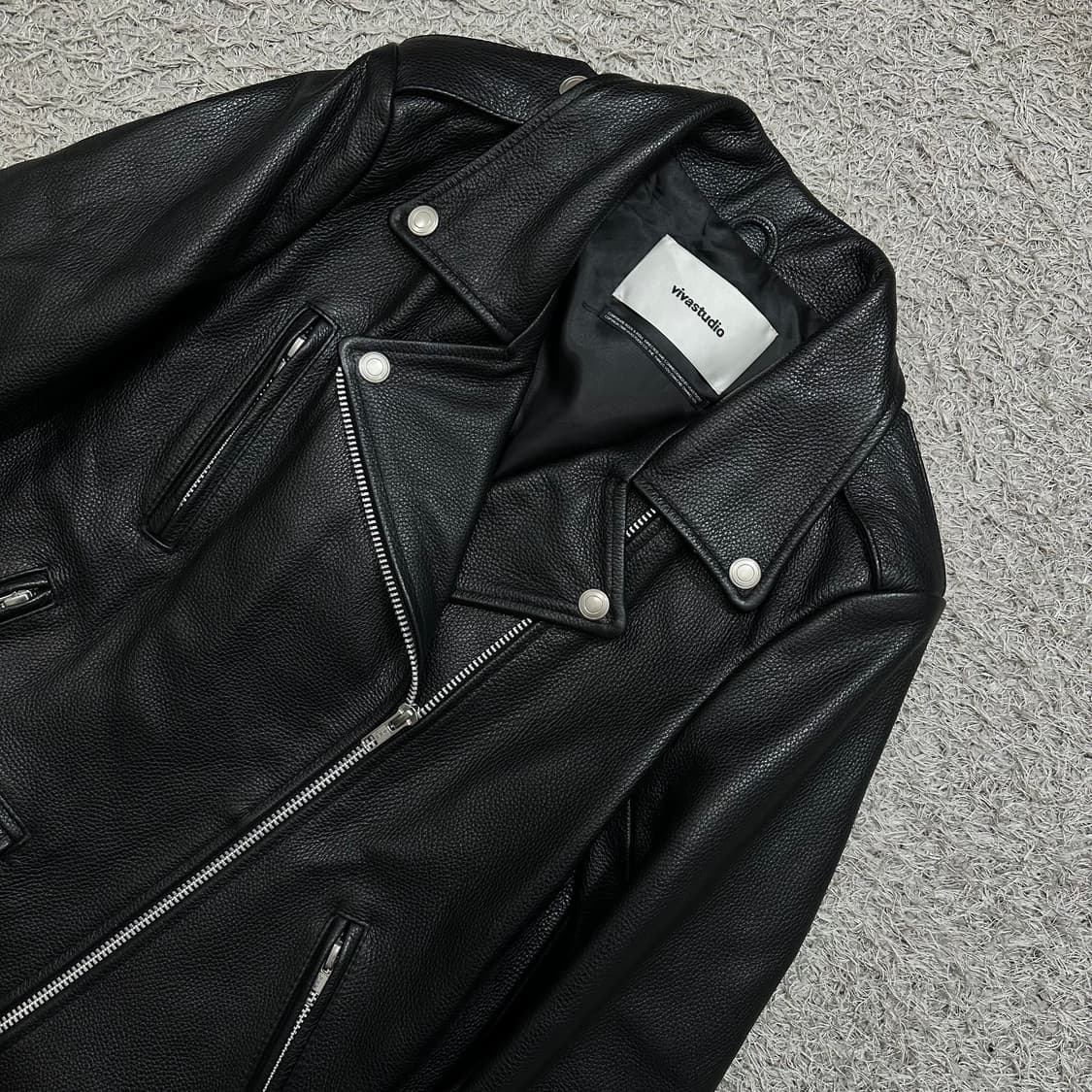 [우먼95] 비바스튜디오 소가죽라이더자켓 상품이미지1