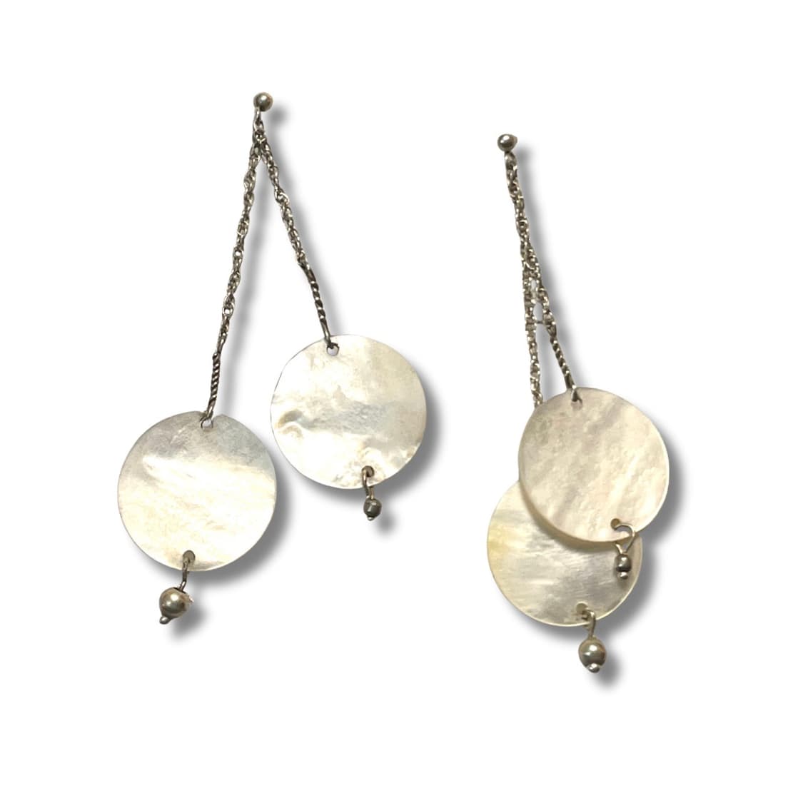 🐚 Mother of Pearl Earrings 925 silver 상품이미지2