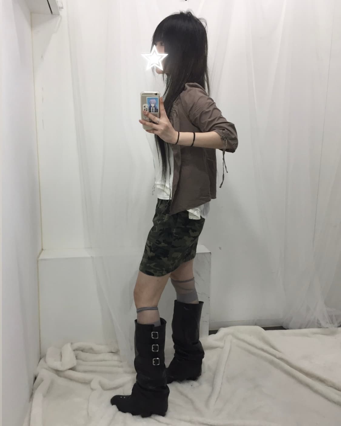 🪽데일리 카모 브라운 모리 세트🪽 상품이미지1