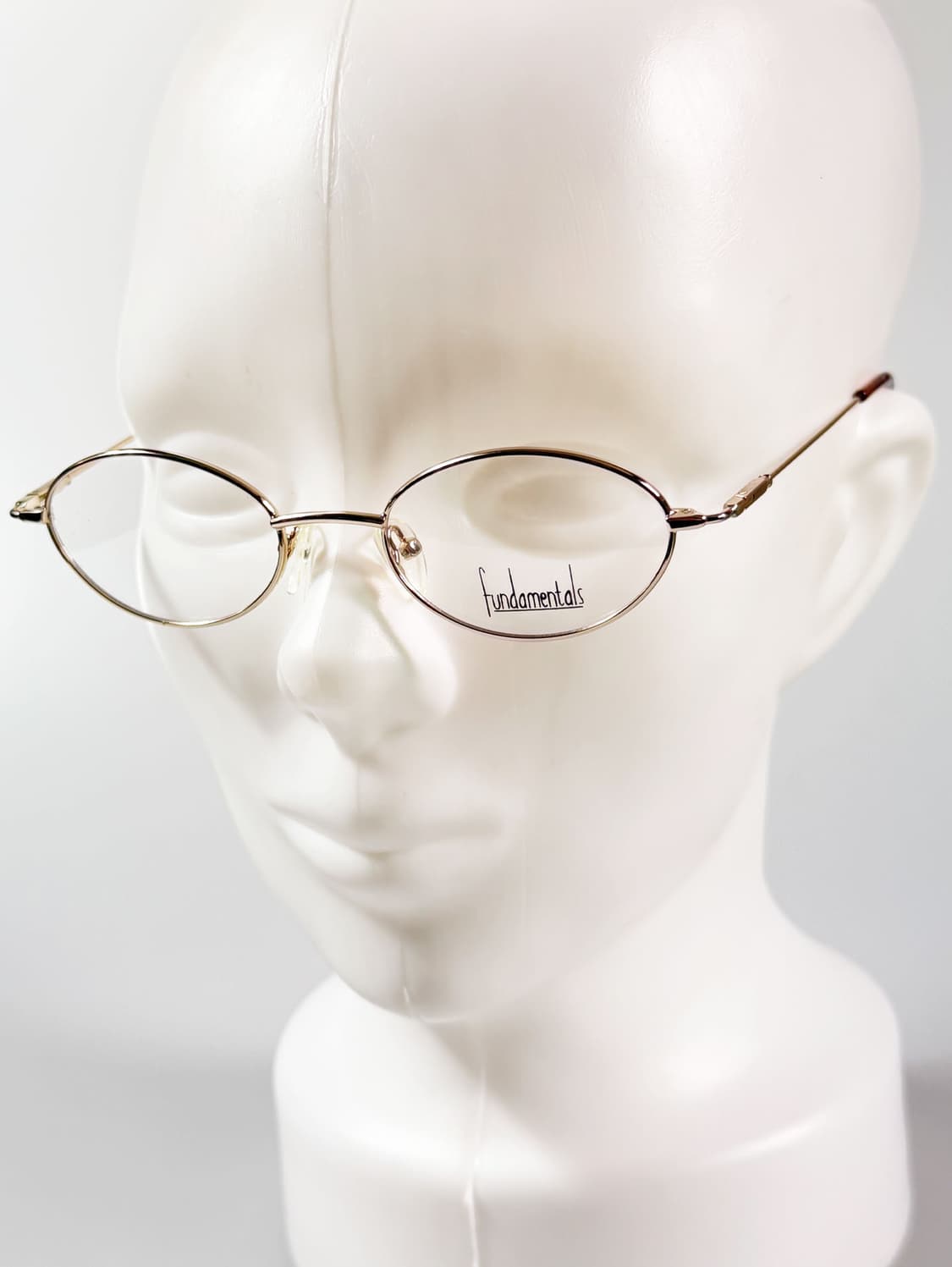 Fundamentals 골드 슬림 오벌 메탈 프레임 빈티지 안경 상품이미지9