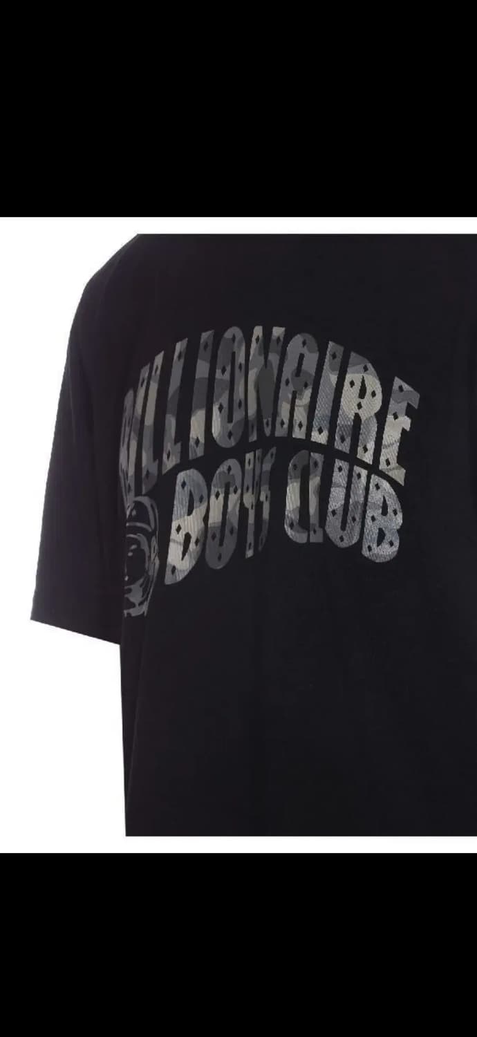  BBC 빌리네어보이즈클럽 카모 아치 로고 티셔츠 블랙 XL 상품이미지1