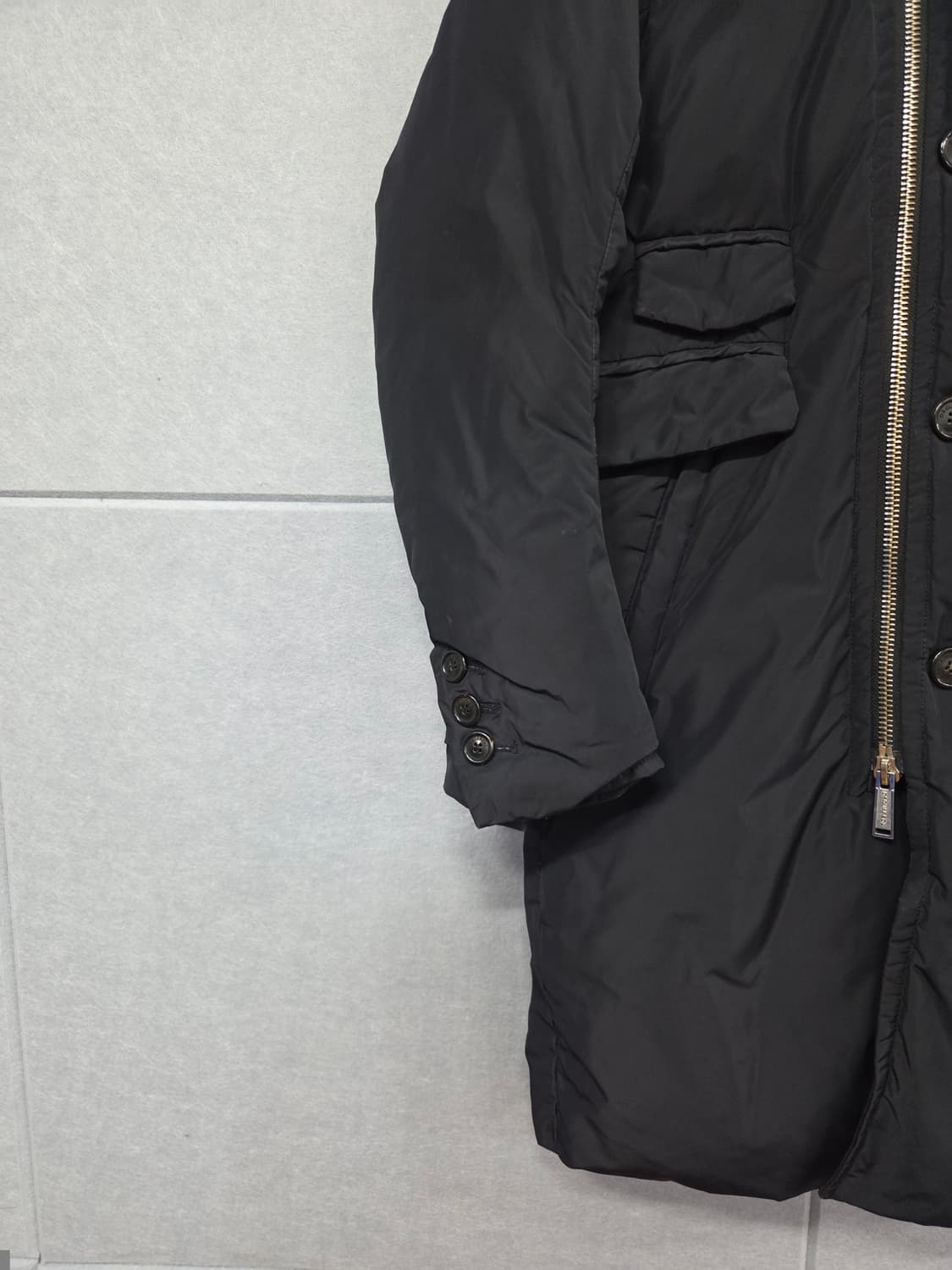 디스퀘어드2 레더 카라 언발란스 다운 패딩 상품이미지3