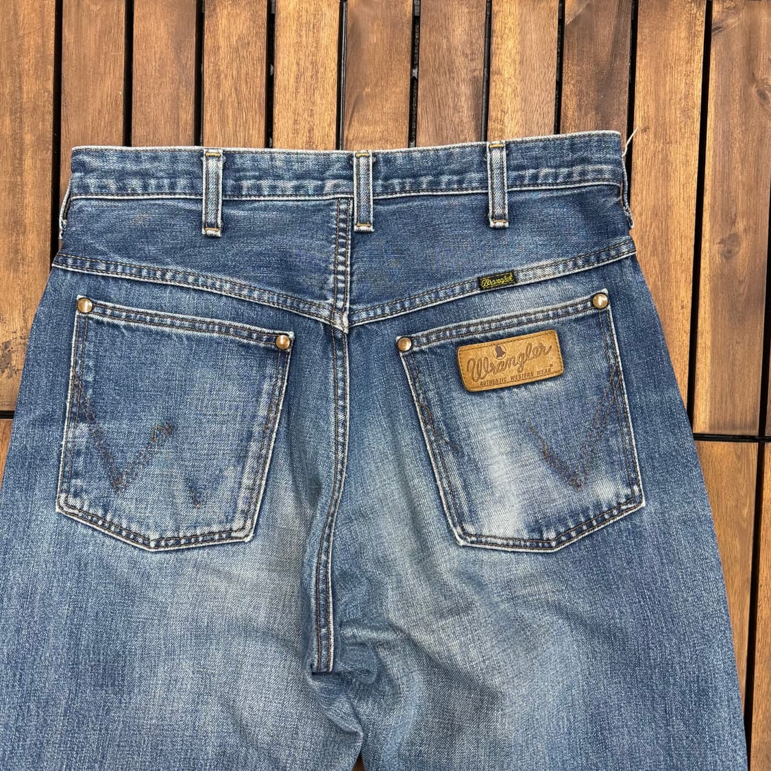 90s 랭글러 블루벨 웨스턴웨어 1701 셀비지 데님 (30)  상품이미지4