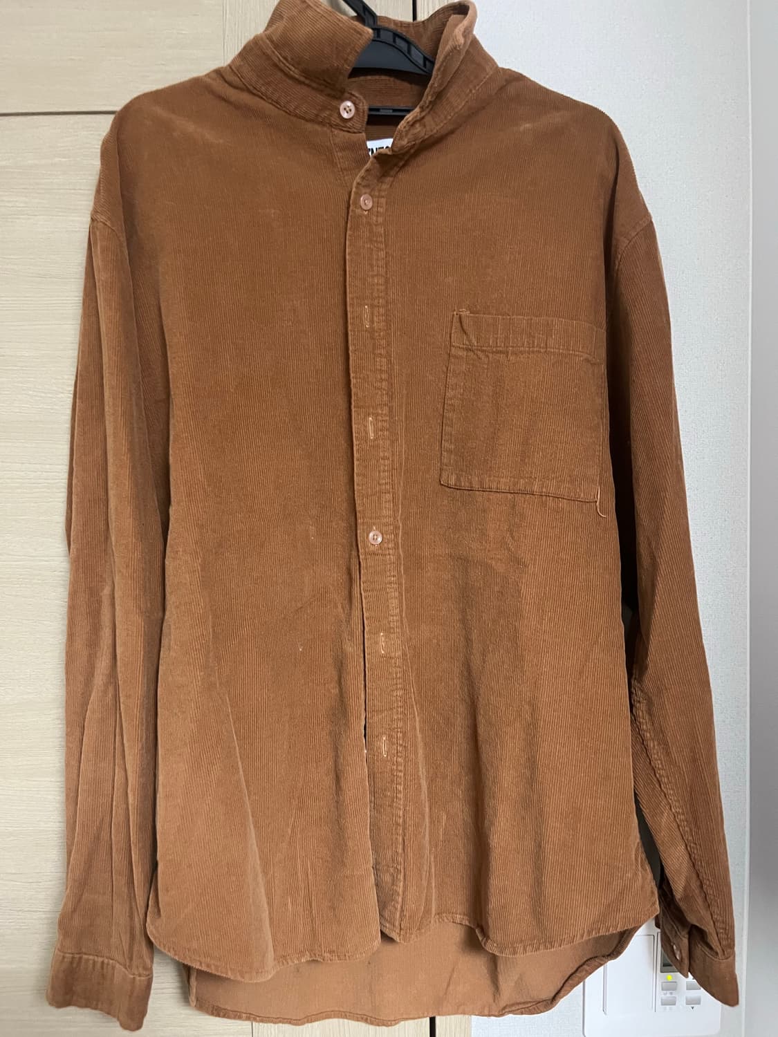 코듀로이 브라운 셔츠 상품이미지1