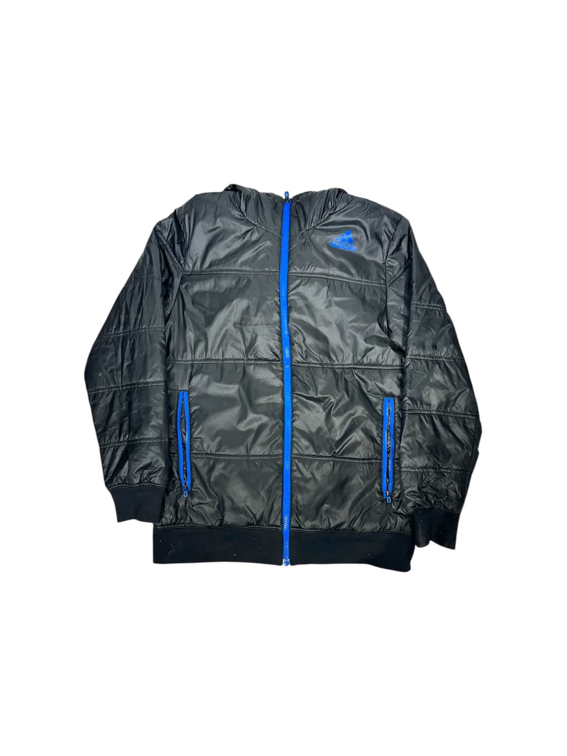 아디다스 블랙 후드 패딩 잠바 L 상품이미지5