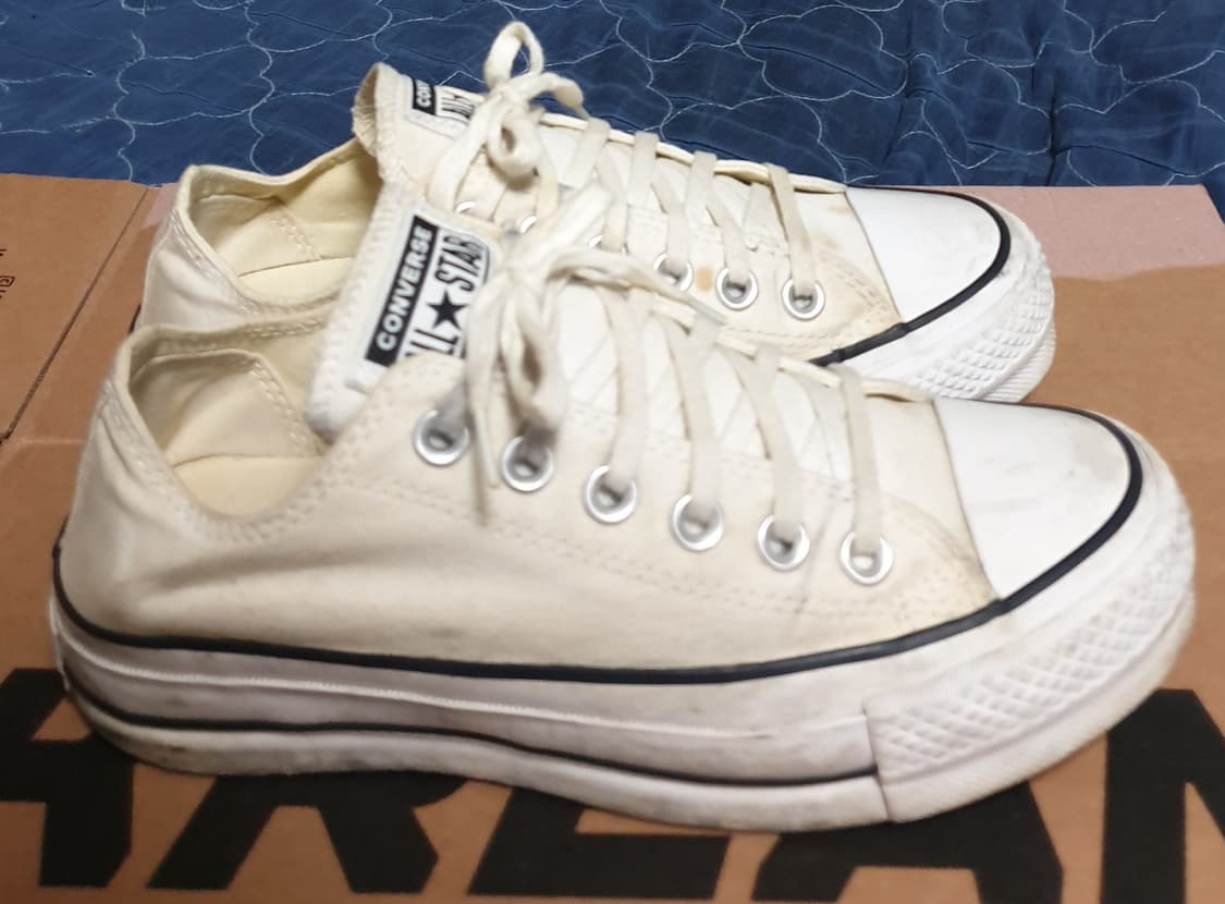 컨버스 척테일러 플랫폼 스니커즈 아이보리 (230) 상품이미지2