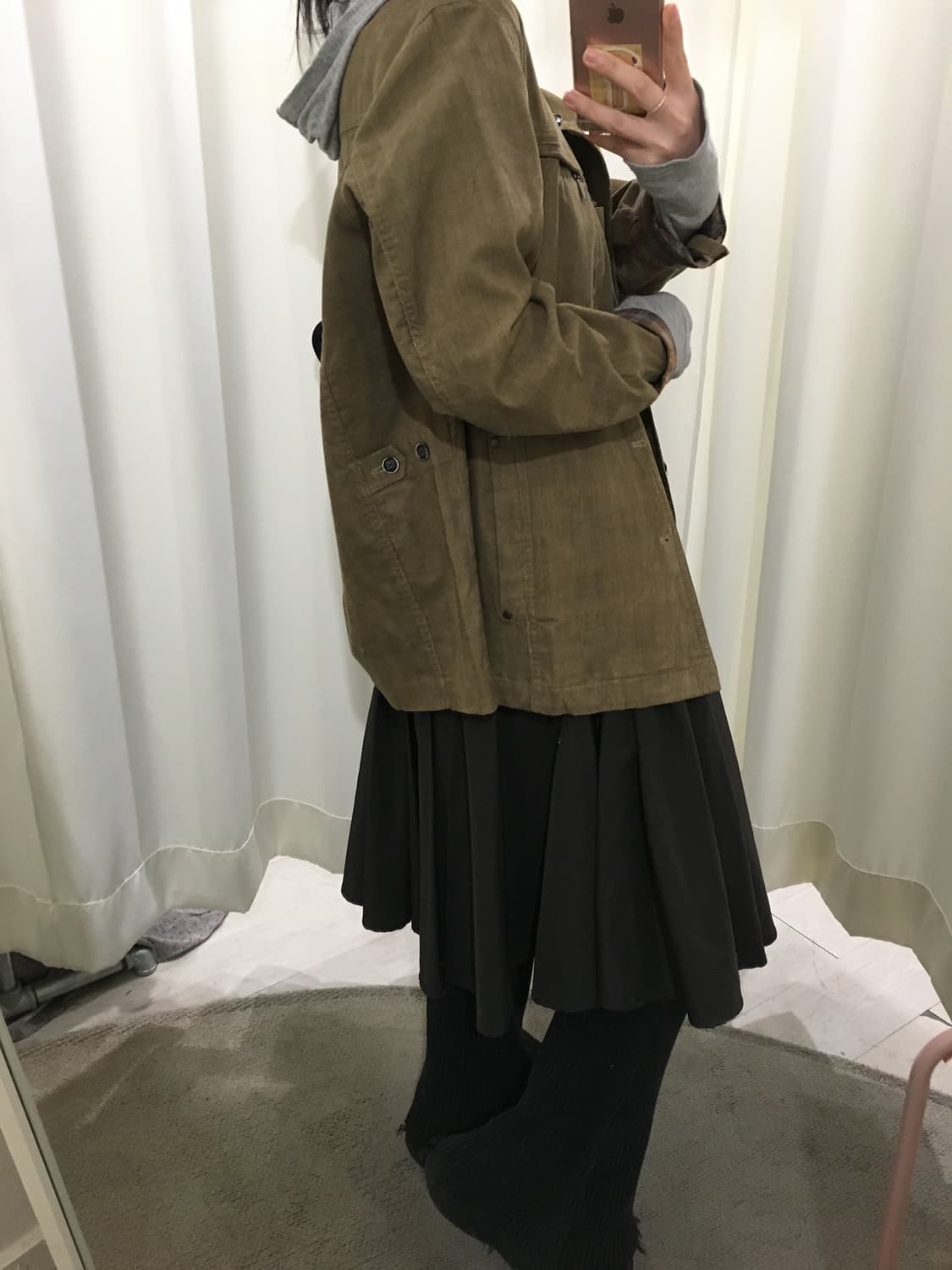 허쉬 퍼피스 셔츠형 자켓 상품이미지4