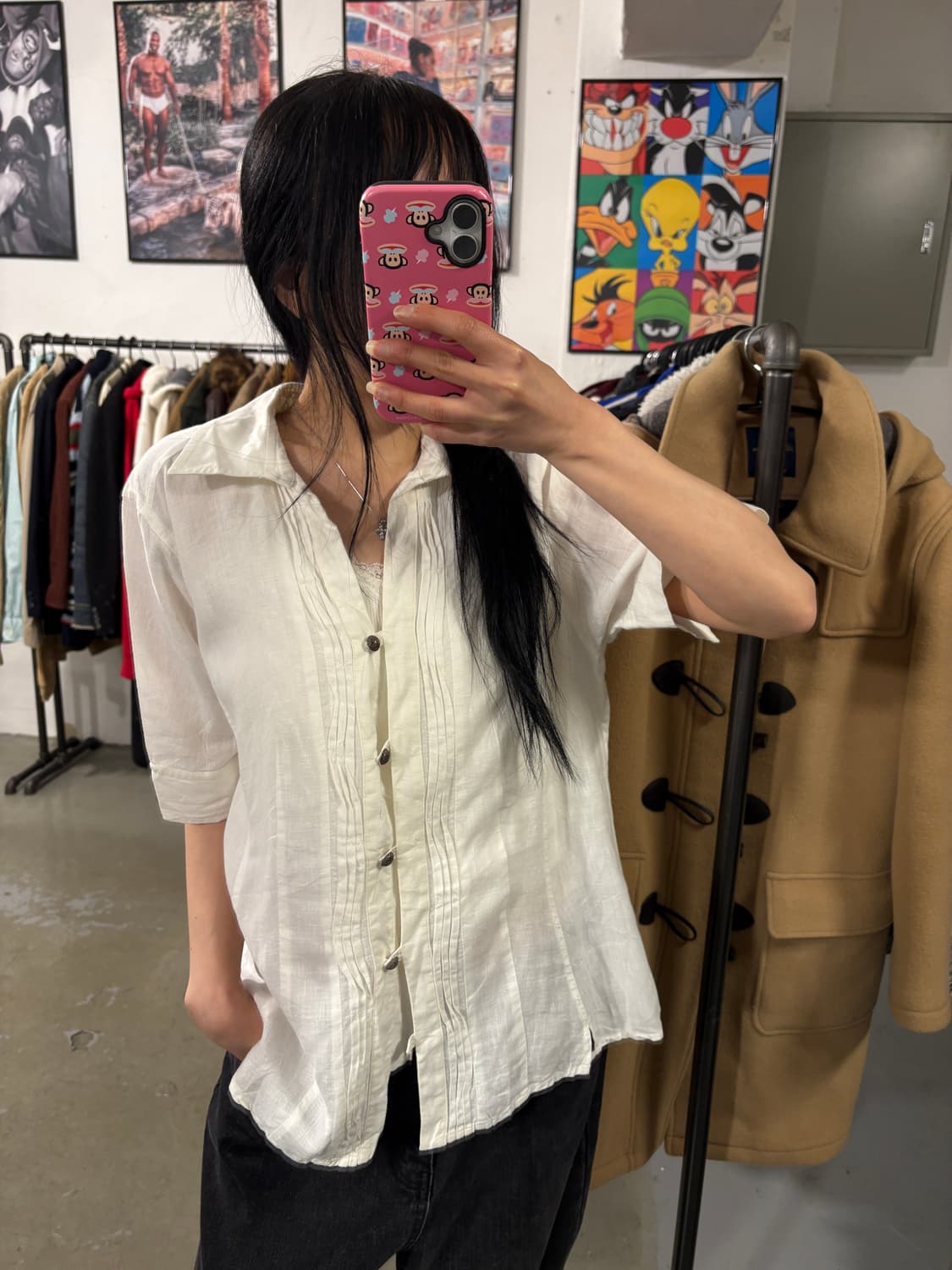 일제 린넨 반팔셔츠 상품이미지1