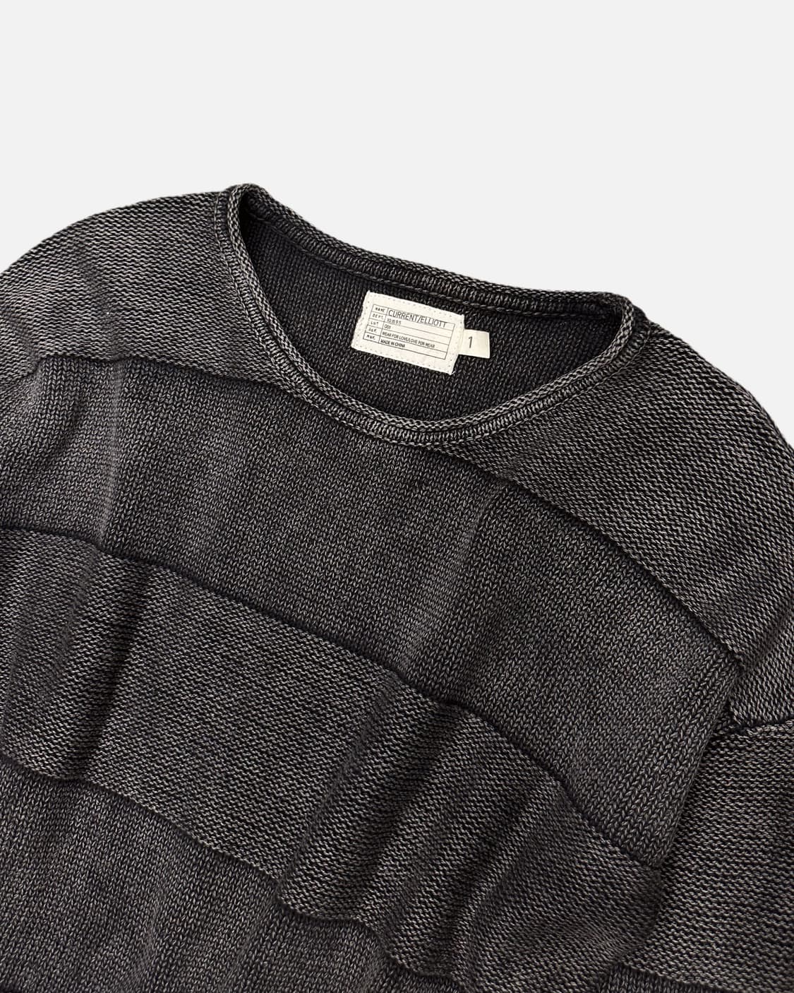 washed grey stripe knit 상품이미지3