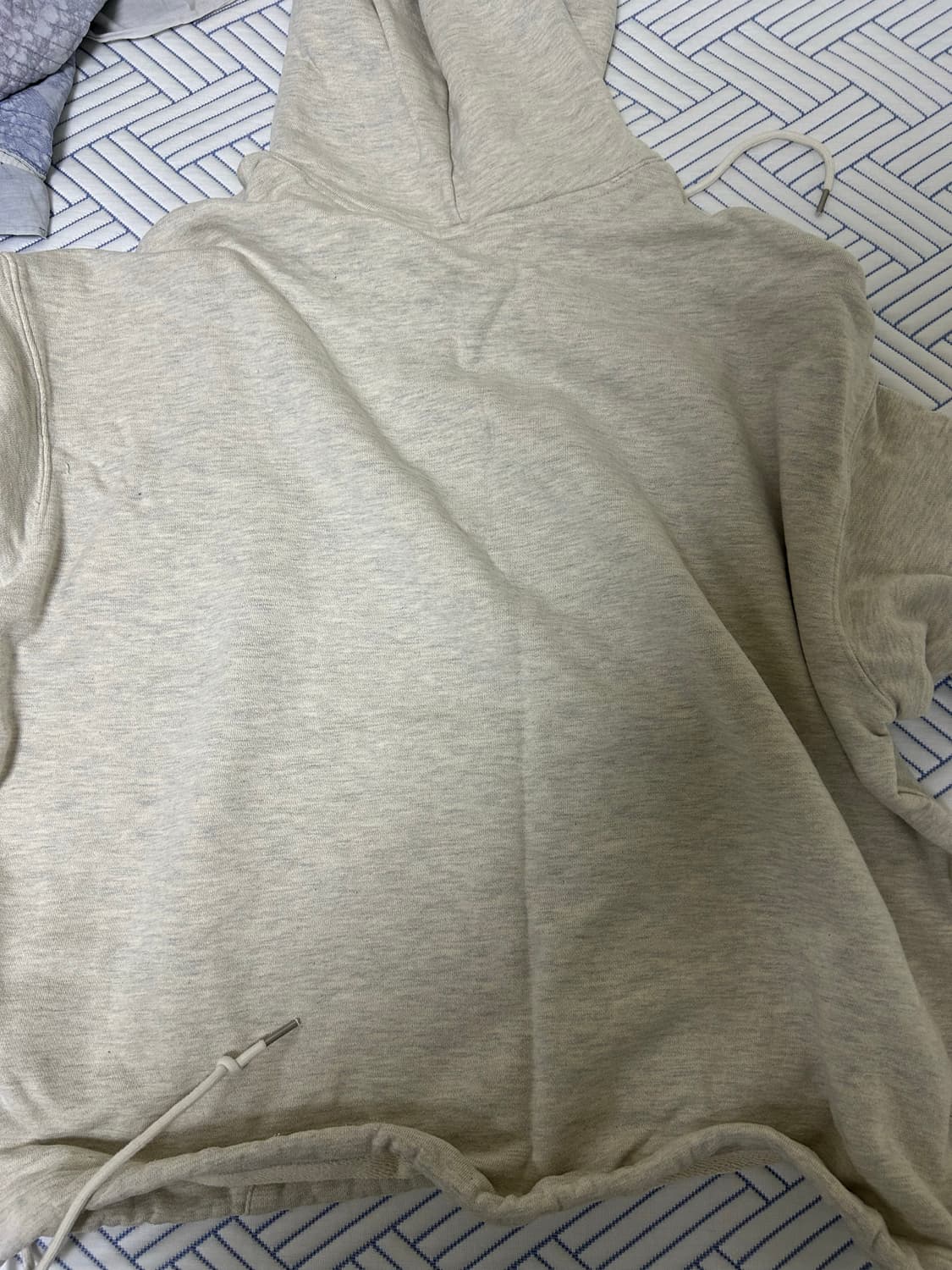 (L) 애프터프레이 심포니 색소폰 프린팅 후드티 멜란지 그레이 상품이미지2