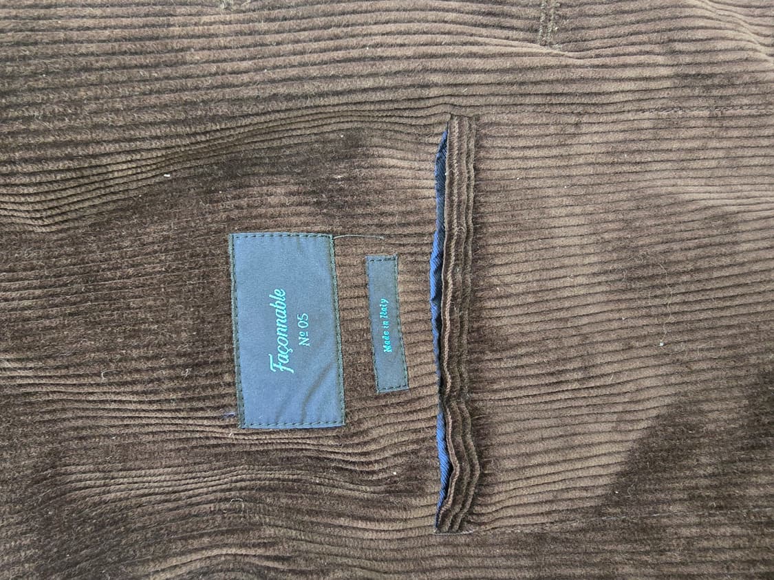 파쏘나블 매장정품 멋스러운 허리벨티드 코듀로이 블레이져 상품이미지8