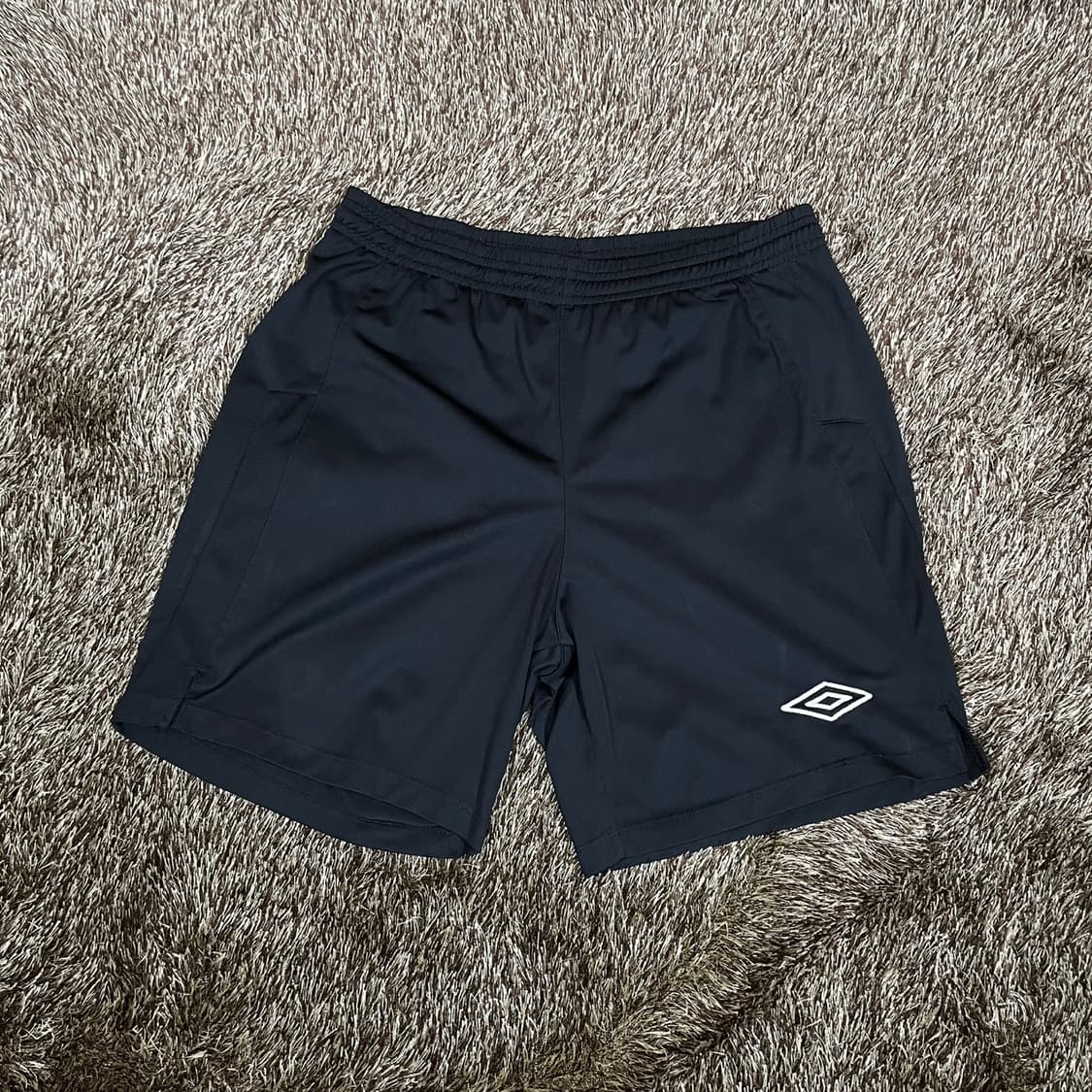 엄브로 UMBRO 블랙 메쉬라이너 트레이닝 쇼츠팬츠 M  상품이미지1