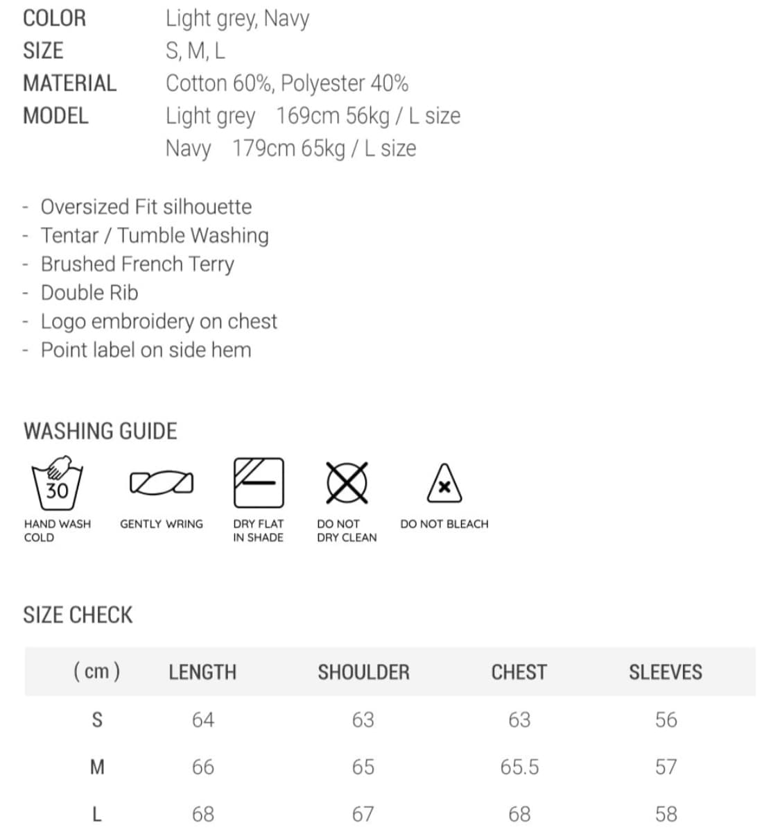 이스트쿤스트 하프 집업  상품이미지5