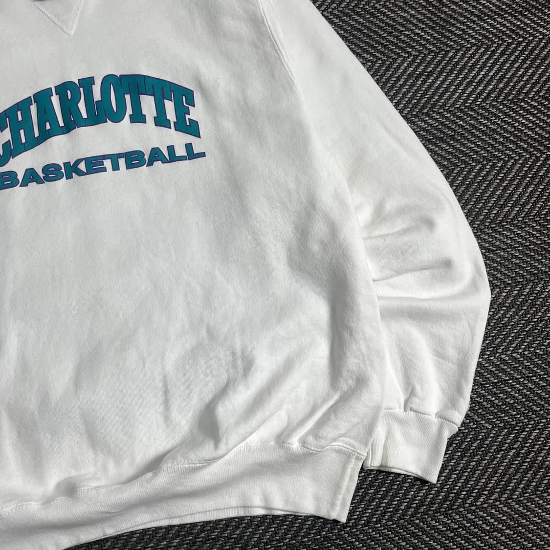 90s 챔피온 NBA 샬럿 호네츠 스웻 셔츠y 3611 상품이미지3