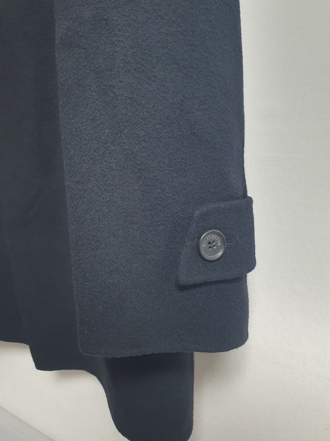 [버버리 Burberrys] 캐시미어 100% 싱글 코트 블랙 L~XL 상품이미지6