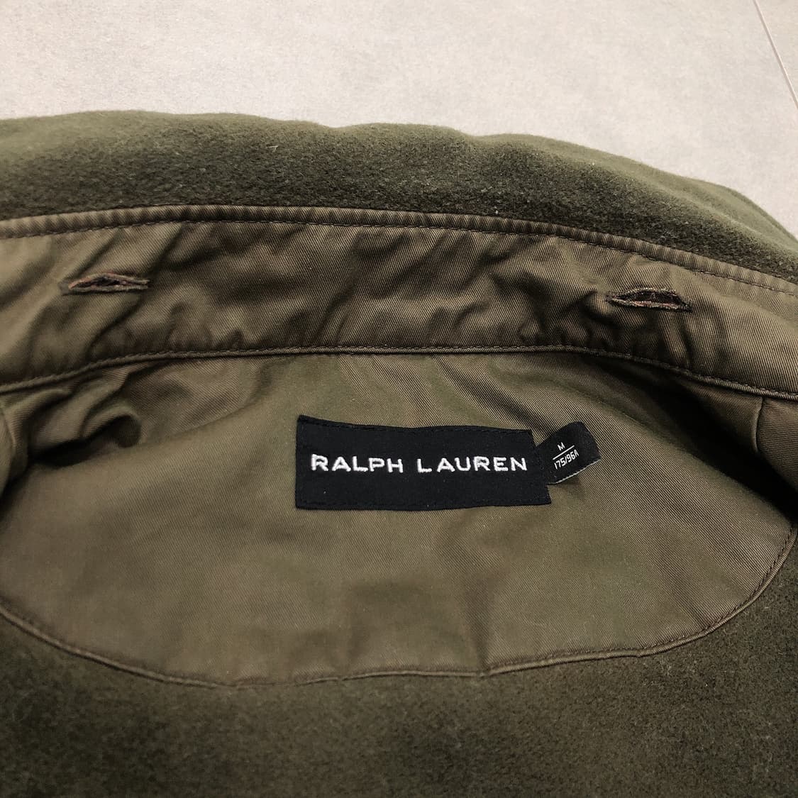 랄프로렌 폴로 블랙라벨 바이크 왁스 야상 필드자켓 M 상품이미지5