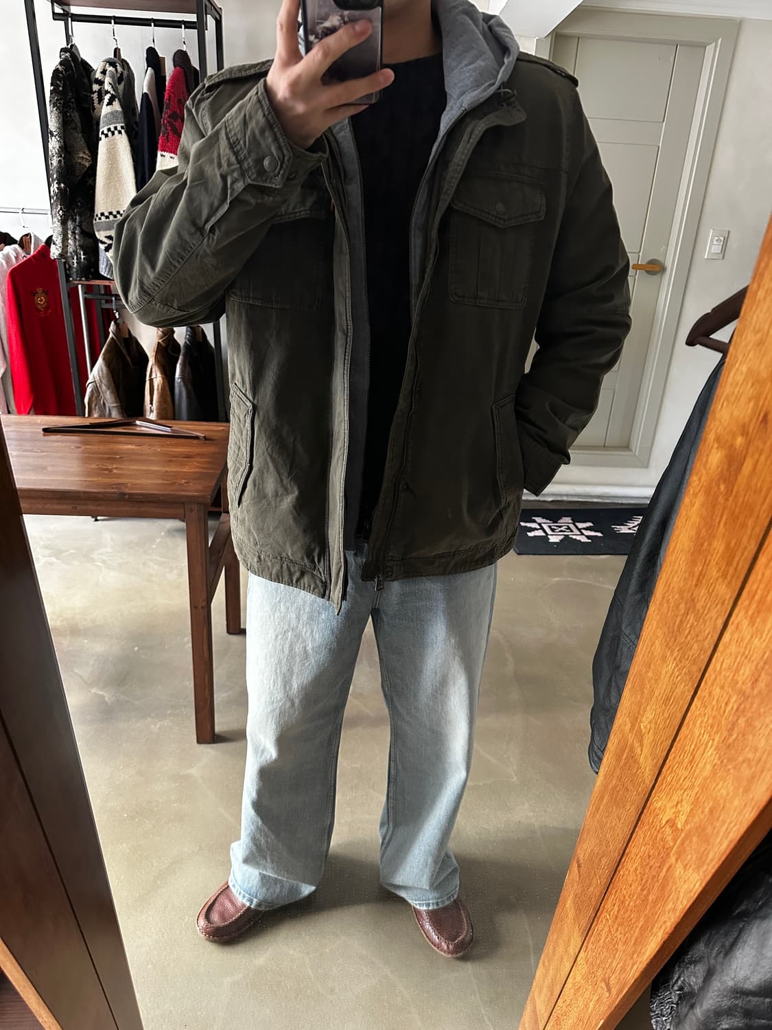 Levis 쉐르파 라이닝 밀리터리 자켓 상품이미지3