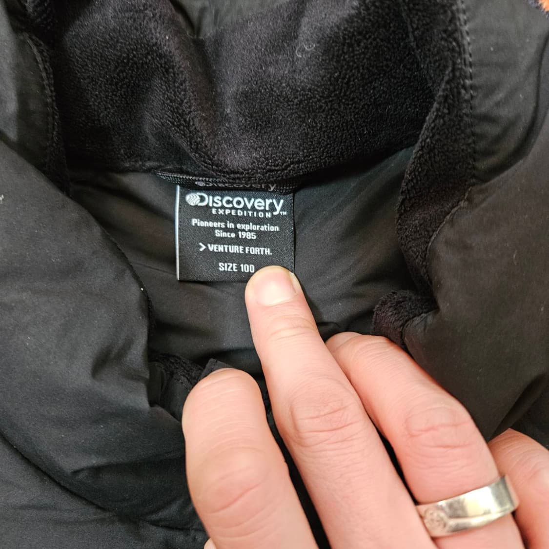 디스커버리 22fw 디하스 하이넥 구스다운 패딩 100size 상품이미지7