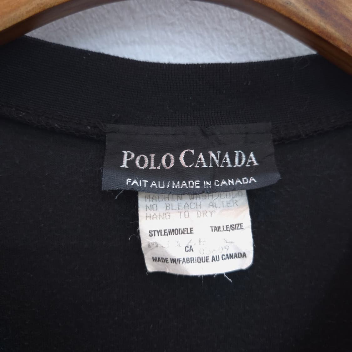POLO CANADA 빈티지 벨루아 V넥 스웻셔츠 상품이미지4