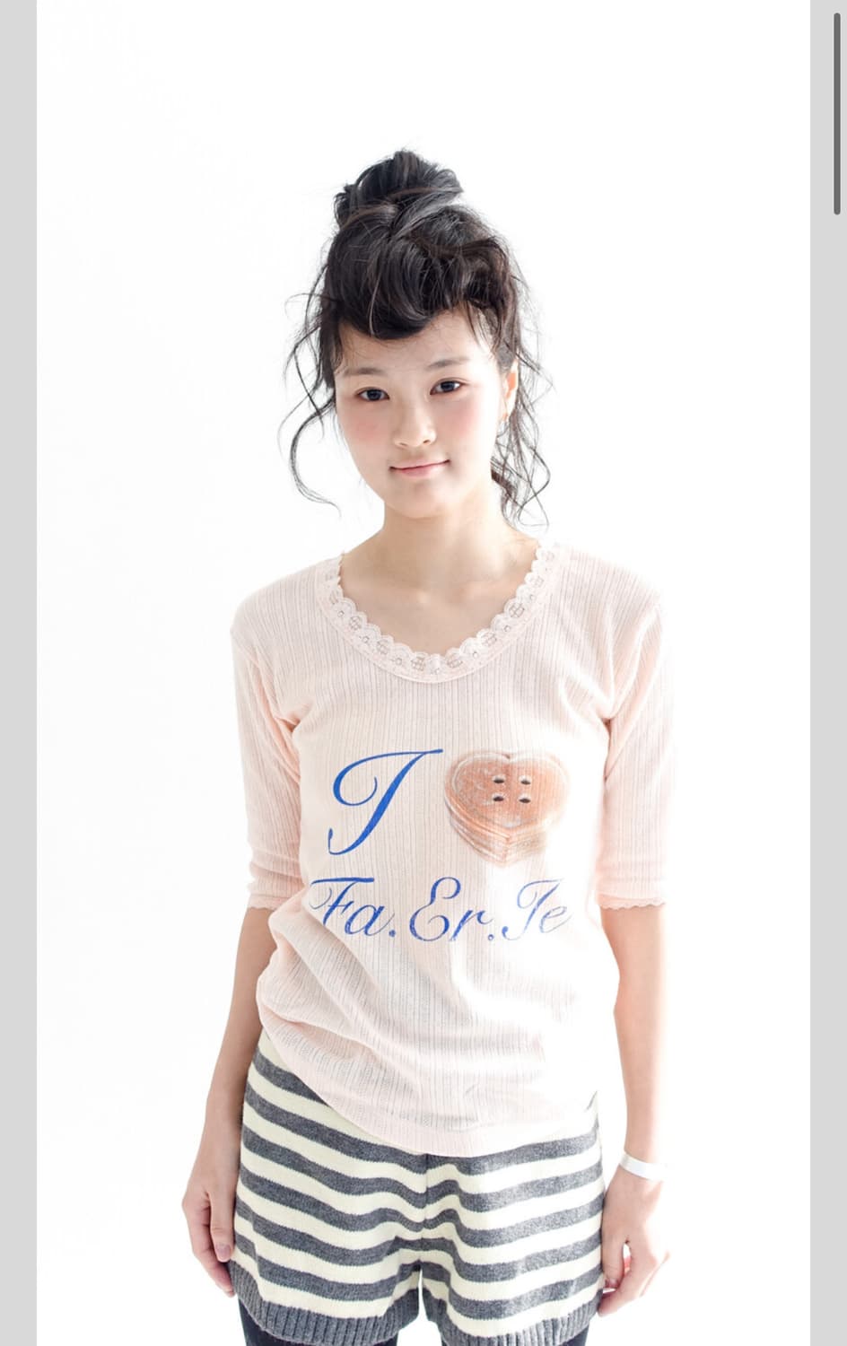 샵페어리 레이스티 핑크->레몬 교환구해요+판매 상품이미지1