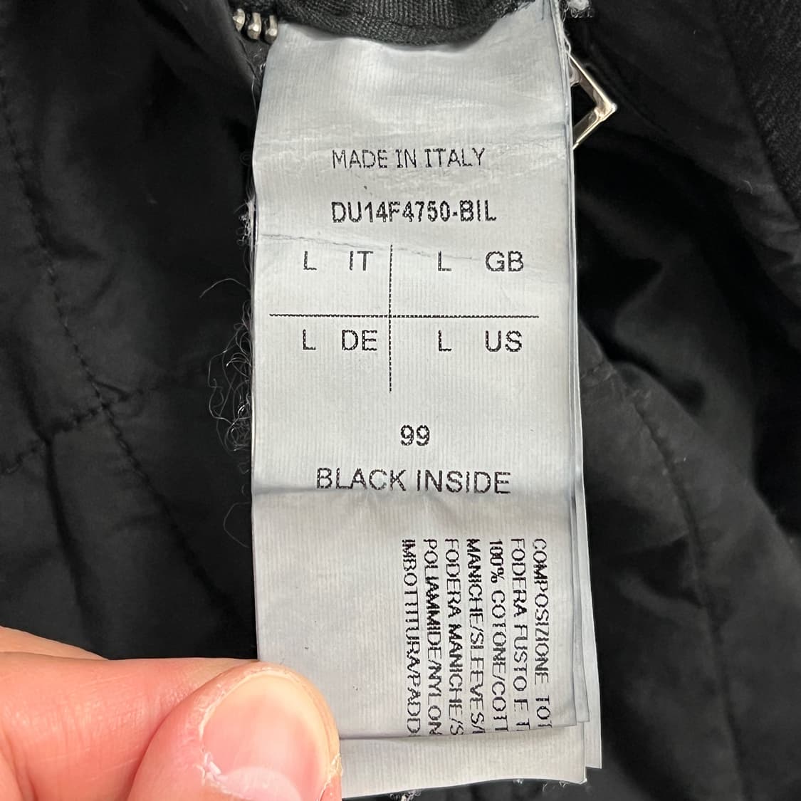 릭오웬스 14FW 다크쉐도우 사선 팔가죽 레더 자켓 상품이미지8