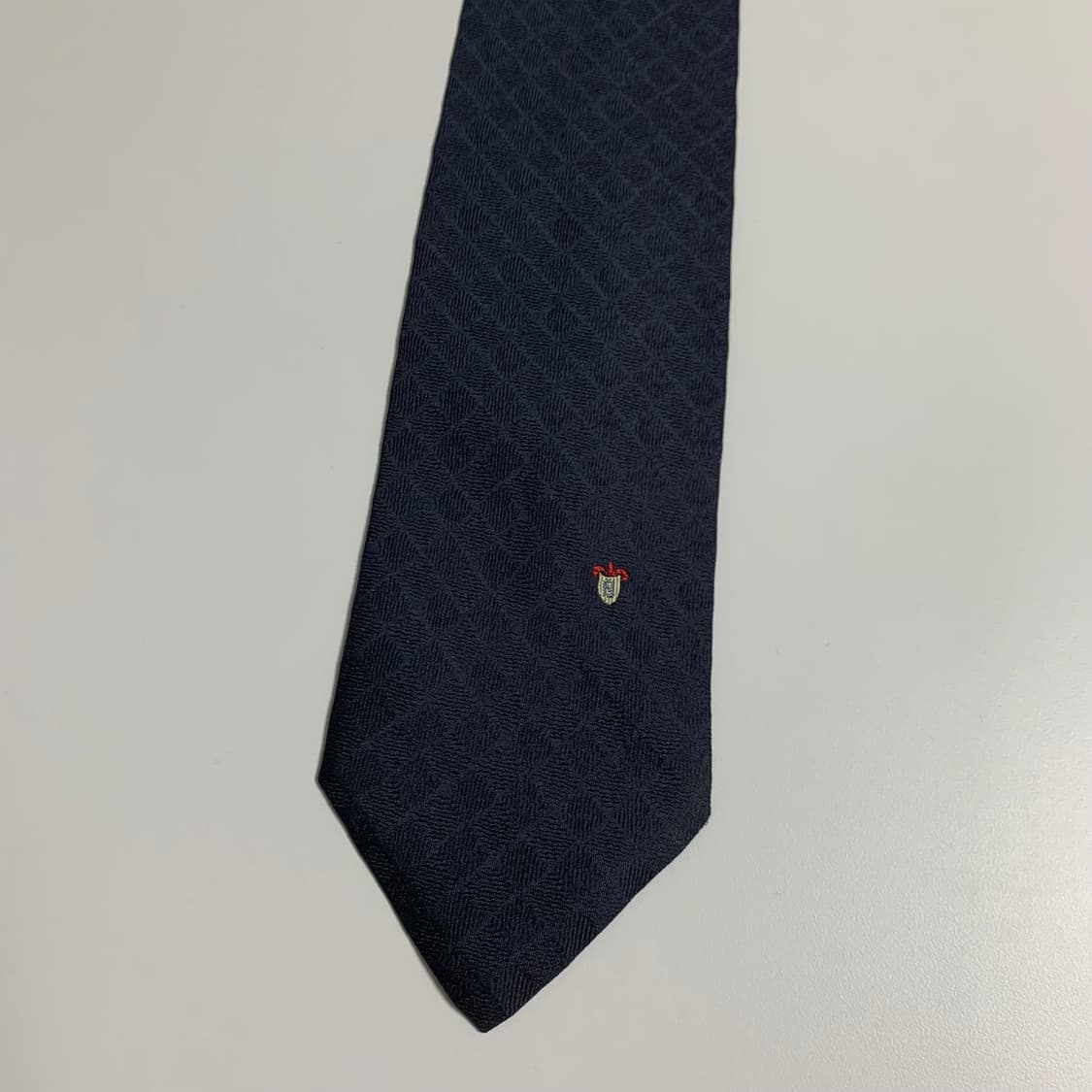 펜디(FENDI) 다크네이비 100실크 명품 체크넥타이 A+등급 상품이미지10