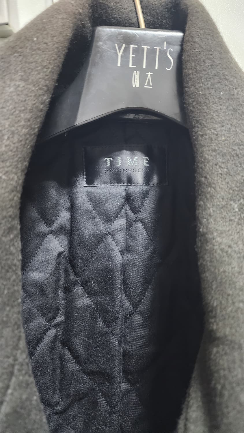 TIME 옴므 남성 울 코트 105 차콜 그레이 상품이미지7