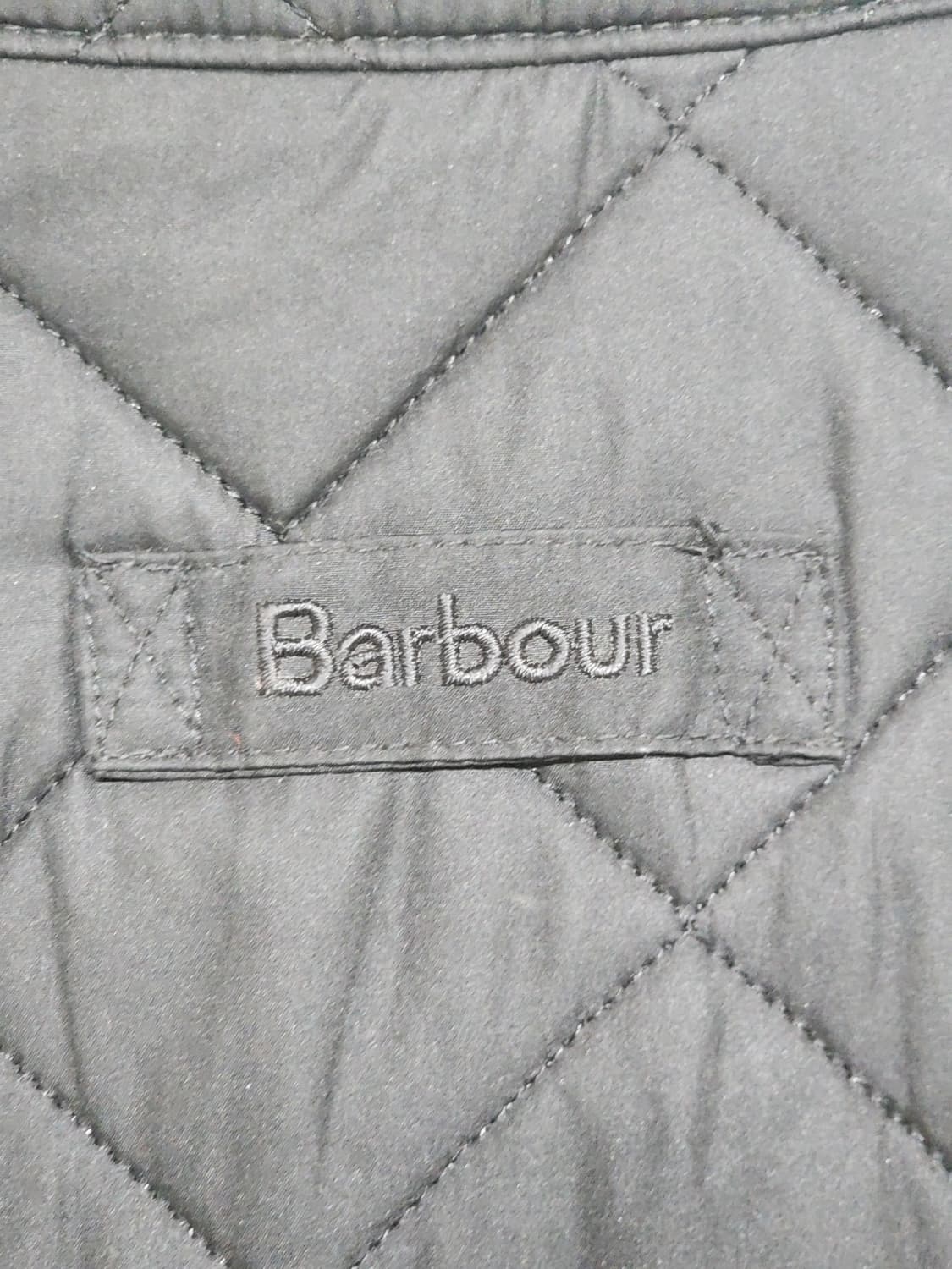 (S) 바버 퀼팅 조끼 블랙 누빔 베스트 집업 캐주얼  상품이미지7