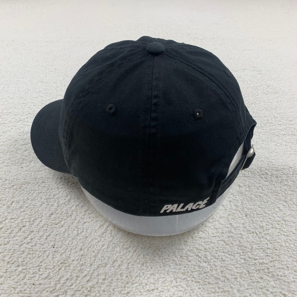 팔라스 P로고 6패널 볼캡 블랙  상품이미지4