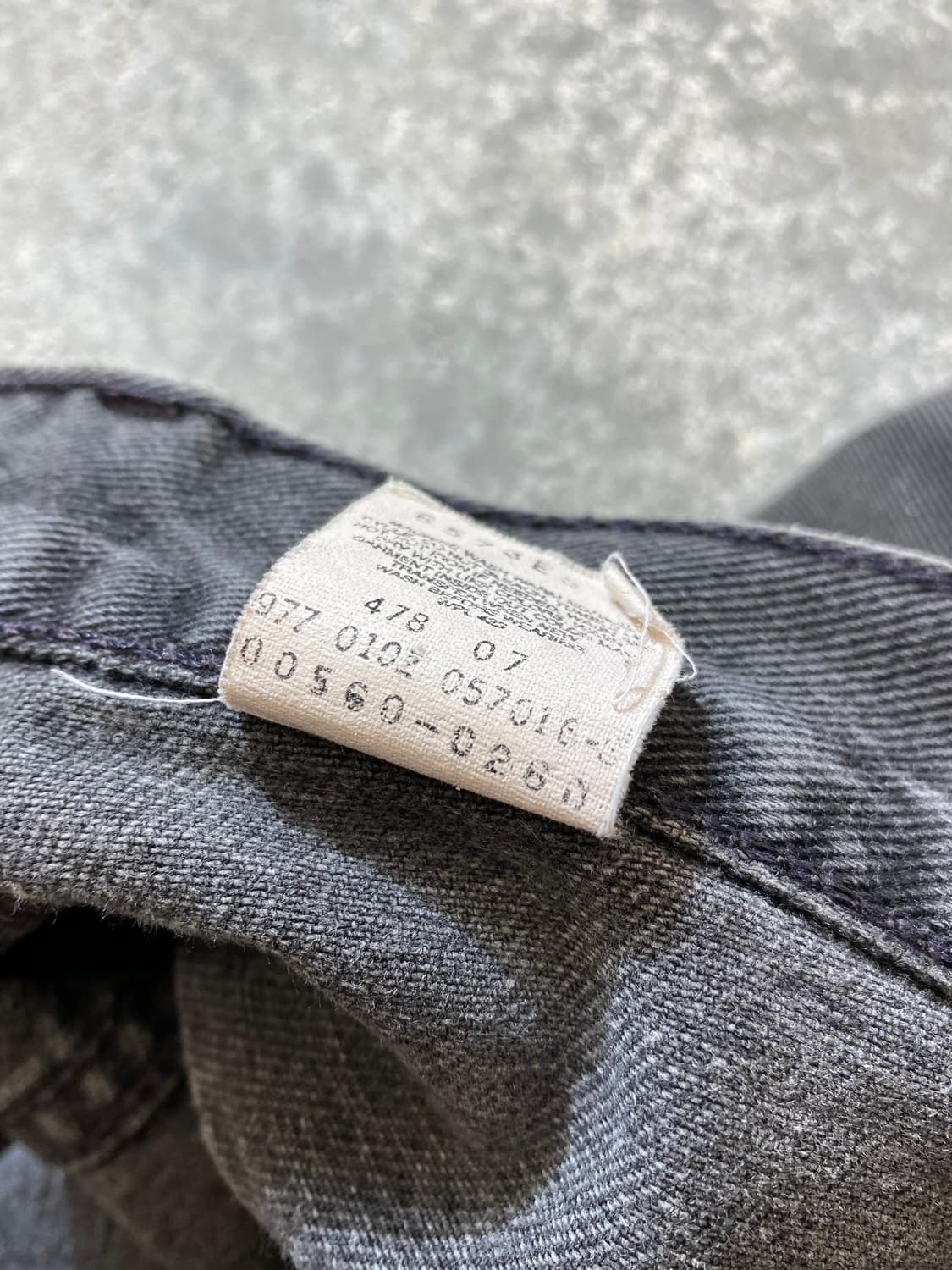 [42] 00s Levi's 560 리바이스 흑청 데님 쇼츠 상품이미지9