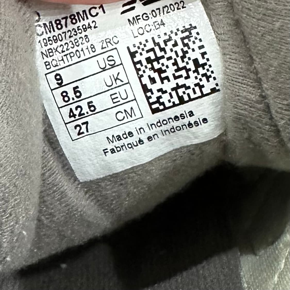 270) 뉴발란스 운동화 남성 남자 신발 878 그레이 상품이미지9