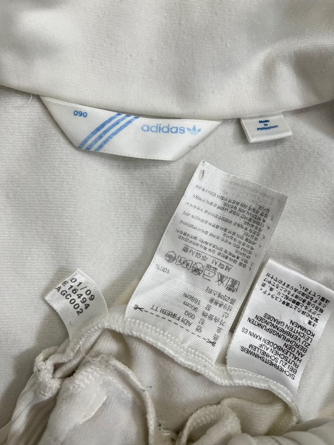 아디다스 파이어버드 화이트실버 져지/#3422 상품이미지4