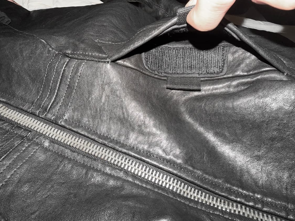 릭오웬스 09fw 아카이브 하이넥 레더재킷 상품이미지5